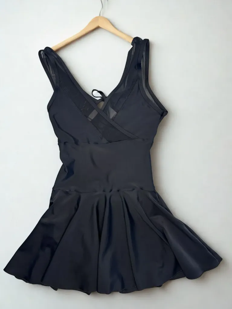 [10101121] VESTIDO KARLA TELA SUPLEX (NEGRO)