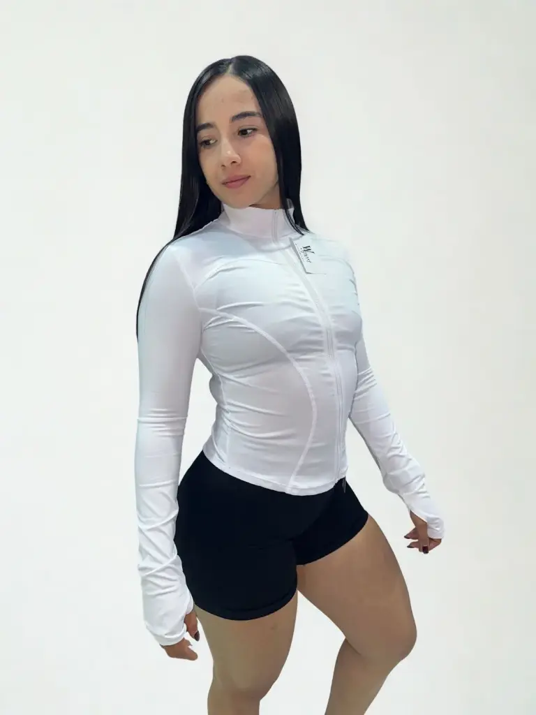 [20302025] CHAQUETA FIT FLEX CONTROL   (Blanco)