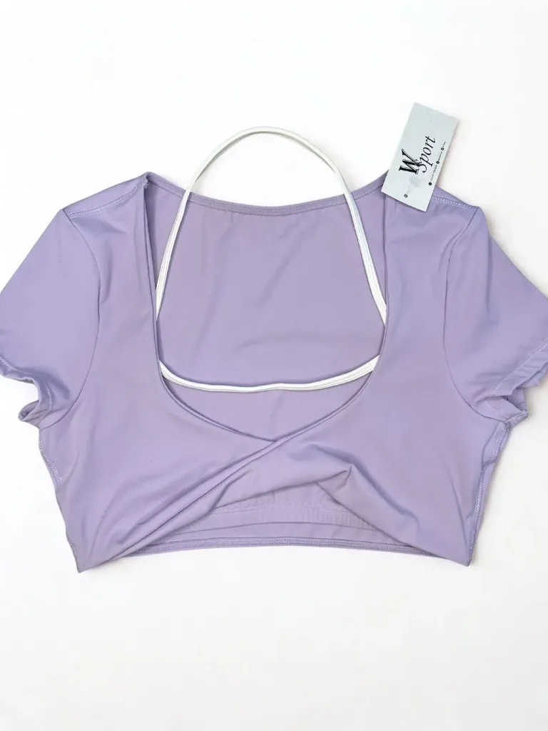 BLUSA CORTA CON TOP INTERNO ARALINA